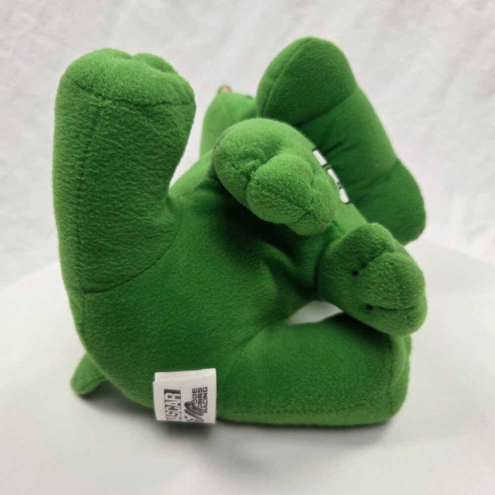 KYLE BUSCH #18 Nascar Racing GREEN BULLDOG 10" Plush Stuffed Animal Toy - Picture 5 of 6